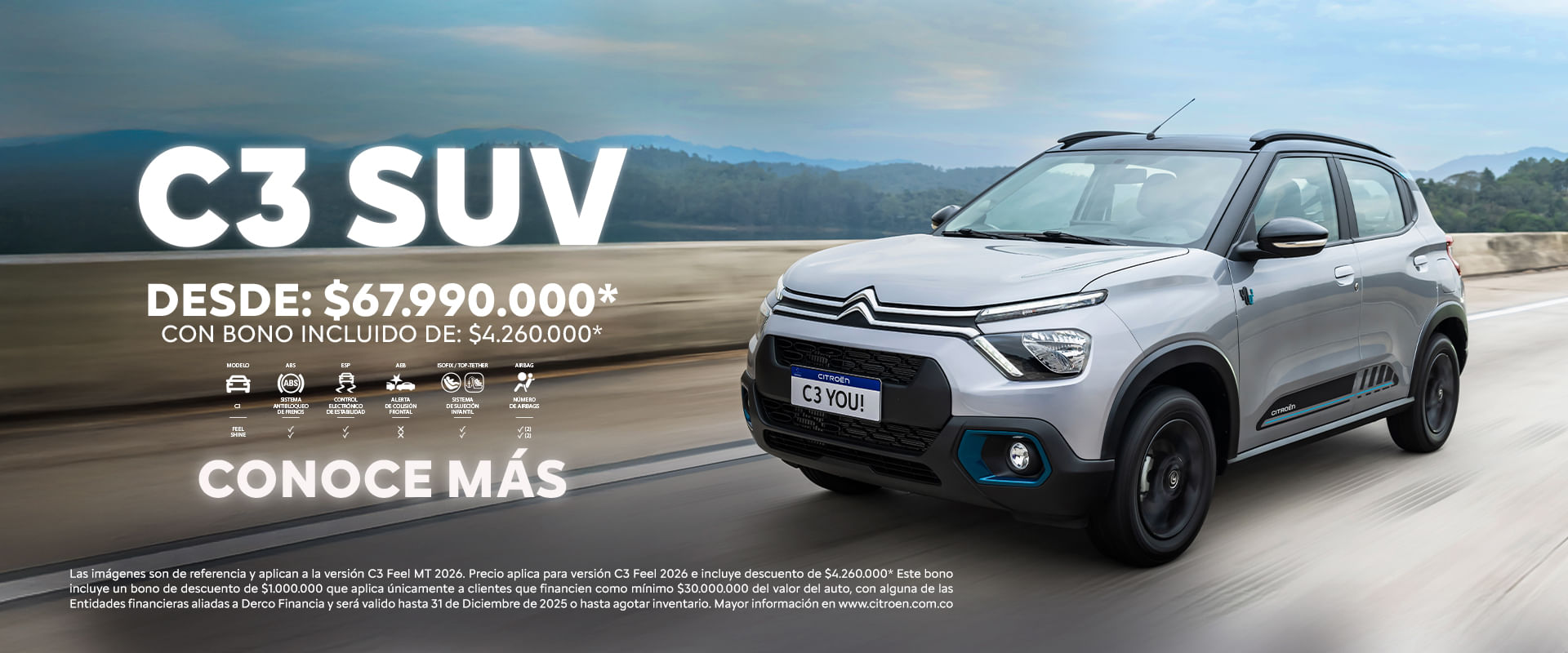 Citröen C3 Aircross modelo 2025 precios