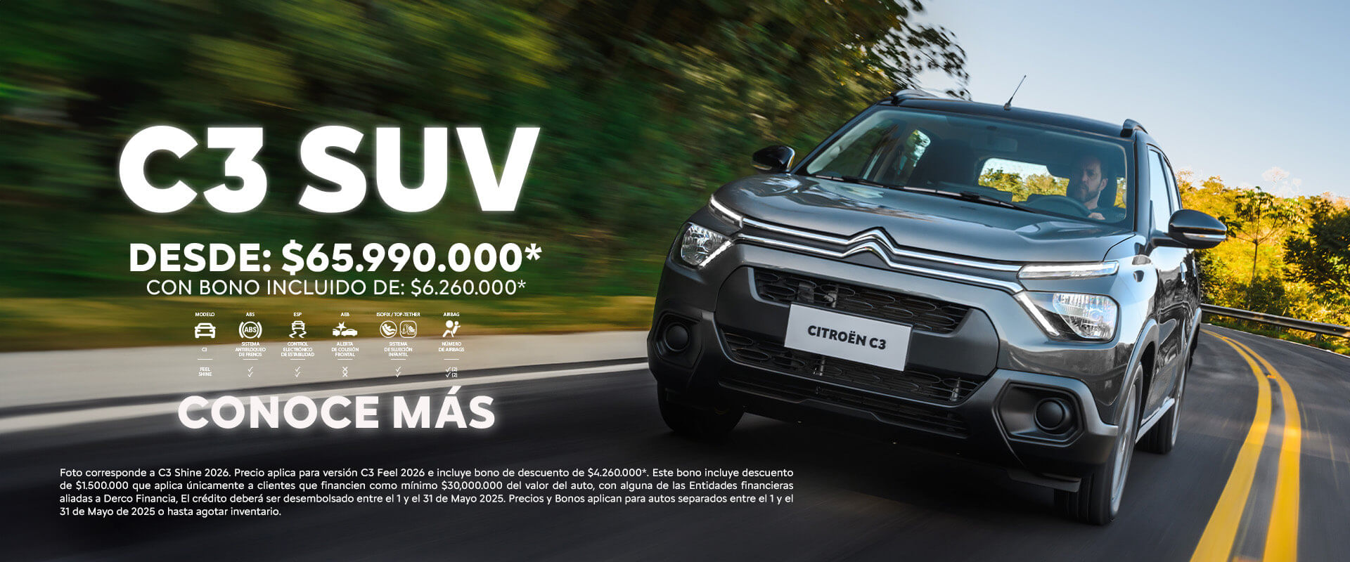 Citröen C3 Aircross modelo 2025 precios